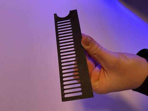 3D printet mit eget overløb som er to-delt
