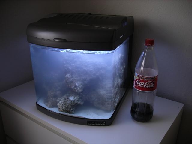 Sammelignet med en 1.5liters sodavand